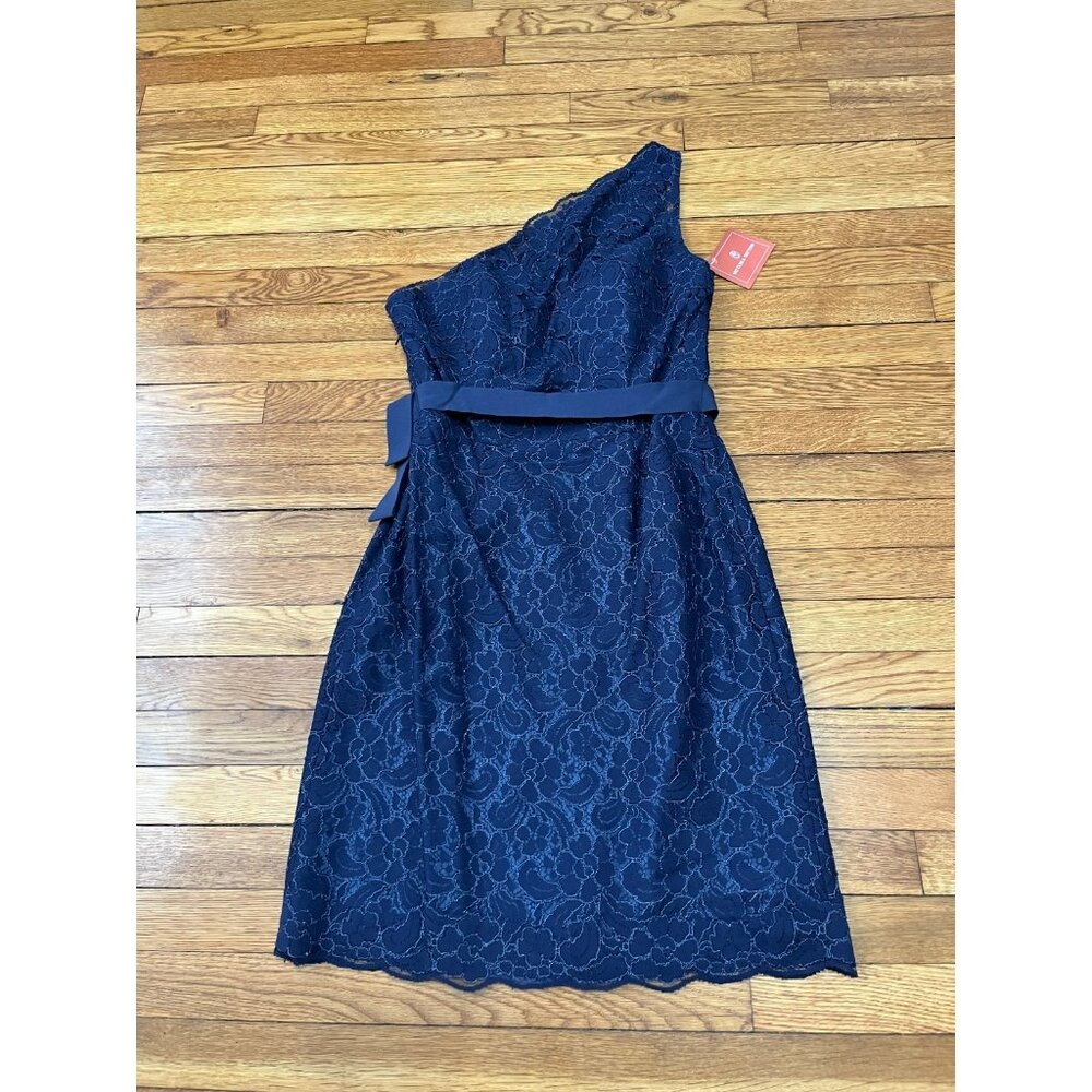 Watters & Watters Vintage Dress Half Shoulder Bridesmaid Formal Size 12 NWT